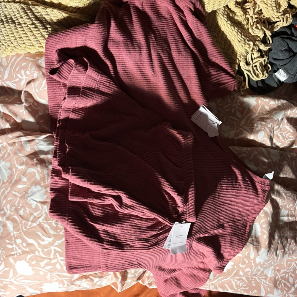 Auden Pink Ribbed Pajama Set - Picture 3 of 3
